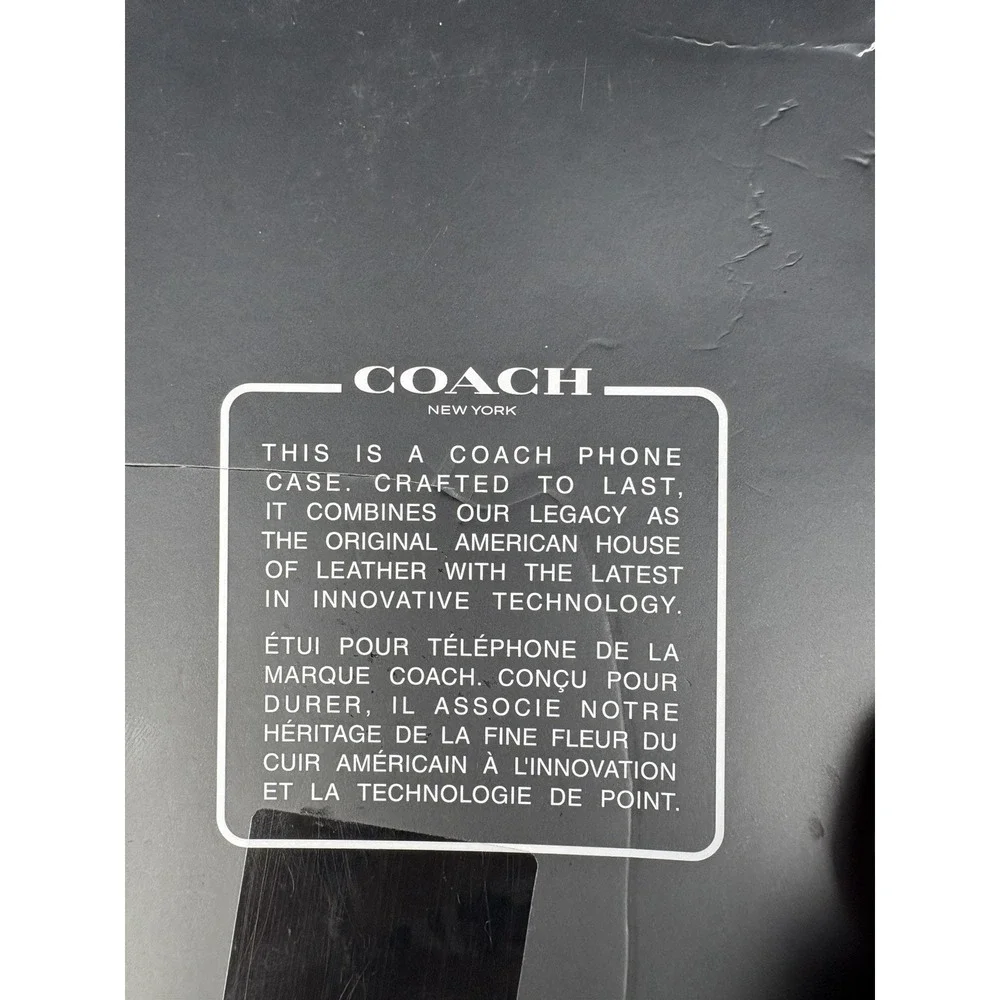 NIB Coach Rexy Glitter Dinosaur iPhone 15 Pro Max Protective MagSafe Clear Case